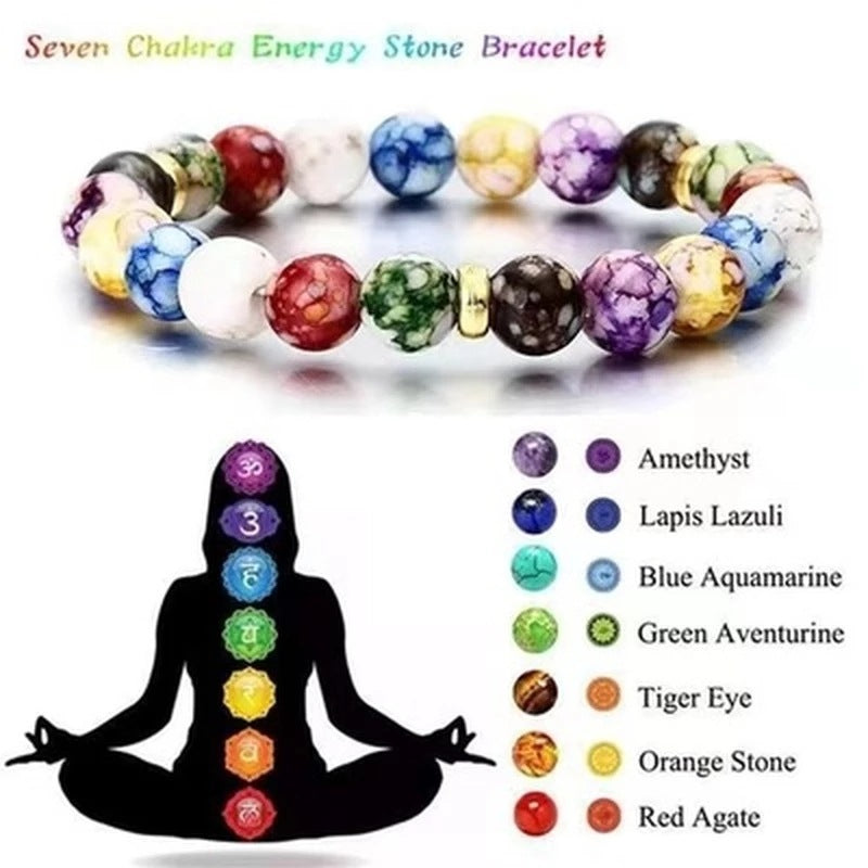 Pulseras De Piedra Volcánica De Colores al por mayor